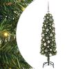 vidaXL Uměl&yacute; v&aacute;nočn&iacute; stromeček Zelen&aacute; 120 cm PVC, ocel a plast