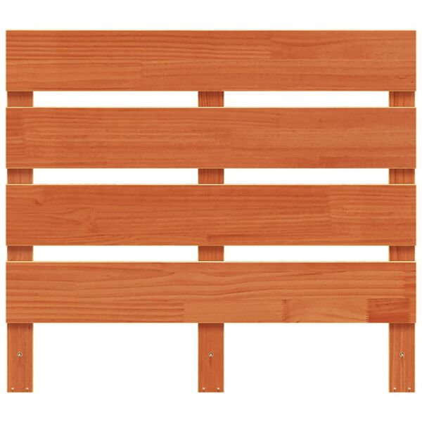 vidaXL Čelo postele voskově hnědé 90 cm masivní borové dřevo