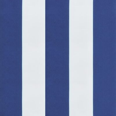 vidaXL Poduška na palety modré a bílé pruhy 50 x 50 x 12 cm textil