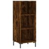 vidaXL Skř&iacute;ň highboard kouřov&yacute; dub 34,5 x 34 x 180 cm kompozitn&iacute; dřevo
