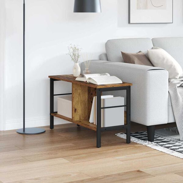 vidaXL Knihovna Star&eacute; dřevo 82 x 32 x 47 cm kompozitn&iacute; dřevo