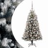 vidaXL Uměl&yacute; kloubov&yacute; v&aacute;nočn&iacute; stromeček s baňkami 120 cm 150 LED