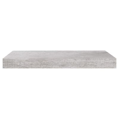 vidaXL Plovoucí nástěnná police betonově šedá 50 x 23 x 3,8 cm MDF