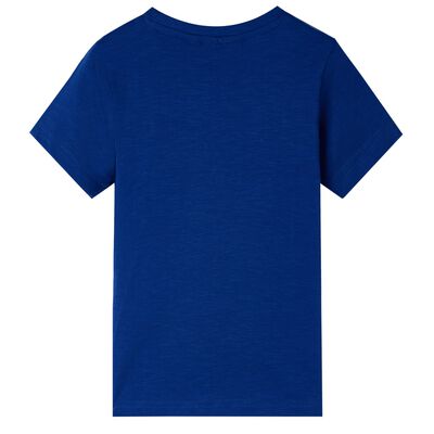 Dětské tričko s krátkým rukávem tmavě modré 92