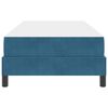 vidaXL Postel s boxspringem s matrac&iacute; Tmavě modr&aacute; 90 x 200 cm textil