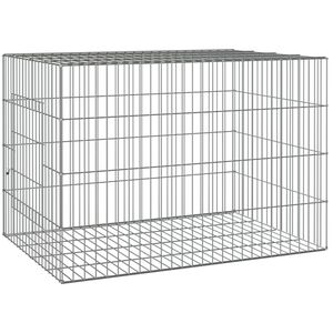 vidaXL Klec pro kr&aacute;l&iacute;ka 78 x 54 x 54 cm pozinkovan&eacute; železo