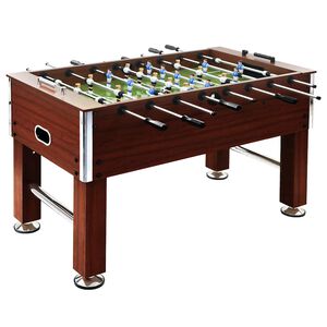 vidaXL Stoln&iacute; fotbal ocel 60 kg 140x74,5x87,5 cm hněd&yacute;