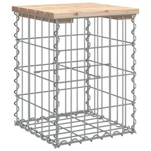 vidaXL Zahradn&iacute; lavice gabionov&yacute; design 33x31x42 cm masivn&iacute; borovice