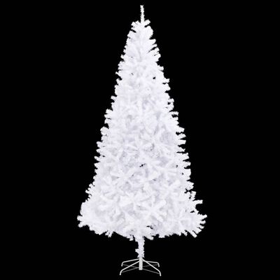 vidaXL Umělý vánoční stromek s LED osvětlením 300 cm bílý