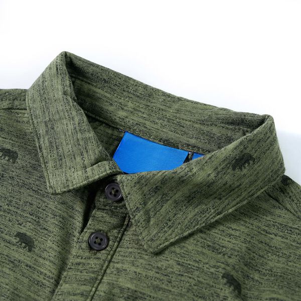 Dětská košile khaki melanž 92