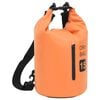 vidaXL Nepromokav&yacute; vak se zipem oranžov&yacute; 15 l PVC