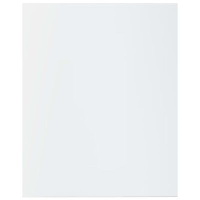 vidaXL Přídavné police 8 ks bílé vysoký lesk 40x50x1,5 cm dřevotříska