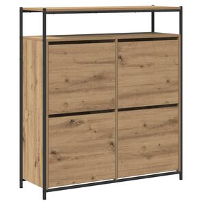 vidaXL Skř&iacute;ň na obuv 100 x 34 x 112 cm Kompozitn&iacute; dřevo Dub artisan