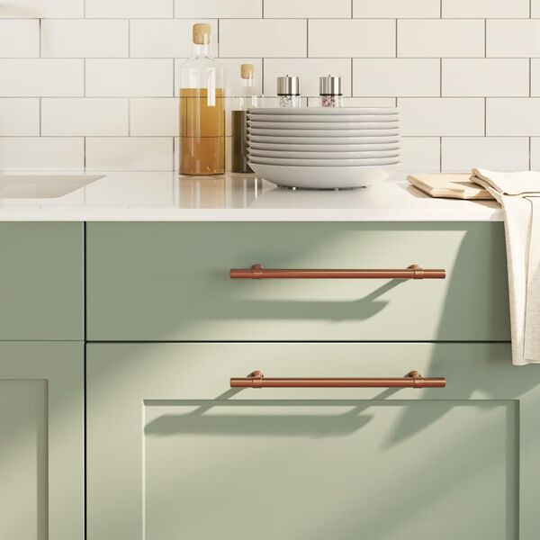 vidaXL N&aacute;bytkov&eacute; &uacute;chytky 5 ks bronzov&eacute; 192 mm nerezov&aacute; ocel