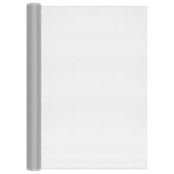 vidaXL Síť proti hmyzu hliník 80 x 1000 cm stříbrná