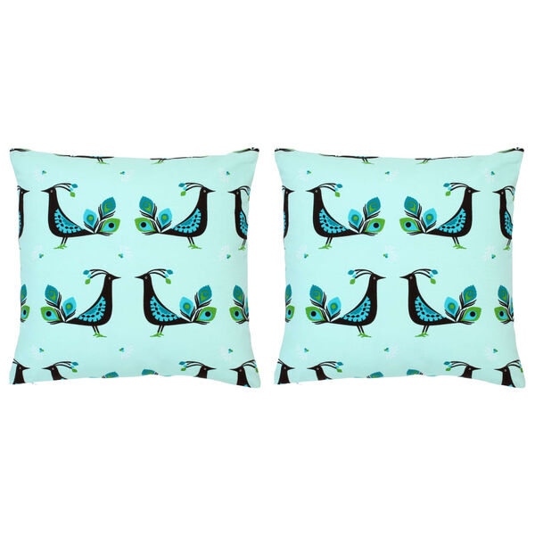 vidaXL Polštáře s potiskem 2 ks vícebarevné 40 x 40 cm bavlna