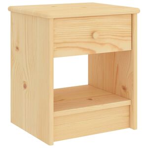 vidaXL Nočn&iacute; stolek světl&eacute; dřevo 35 x 30 x 40 cm masivn&iacute; borovice