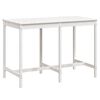 vidaXL Zahradn&iacute; stůl b&iacute;l&yacute; 159,5 x 82,5 x 110 cm masivn&iacute; borov&eacute; dřevo