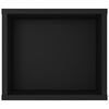 vidaXL Závěsná TV skříňka černá 100 x 30 x 26,5 cm dřevotříska