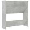 vidaXL N&aacute;stěnn&yacute; botn&iacute;k betonově &scaron;ed&yacute; 60 x 18 x 60 cm dřevotř&iacute;ska