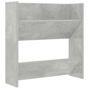 vidaXL N&aacute;stěnn&yacute; botn&iacute;k betonově &scaron;ed&yacute; 60 x 18 x 60 cm dřevotř&iacute;ska