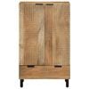 vidaXL Skř&iacute;ň highboard hněd&yacute; 60x33x100 cm masivn&iacute; mangovn&iacute;kov&eacute; dřevo