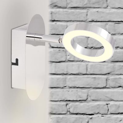 vidaXL Nástěnná lampa s 1 LED bodovkou, teplé bílé světlo
