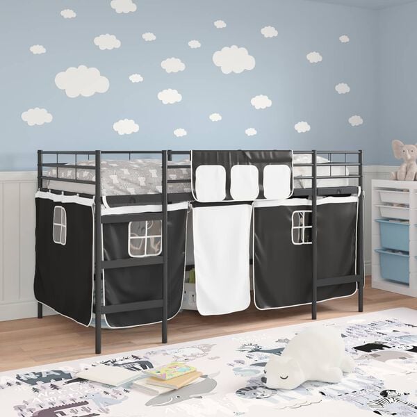 vidaXL Černá 100 x 201 cm