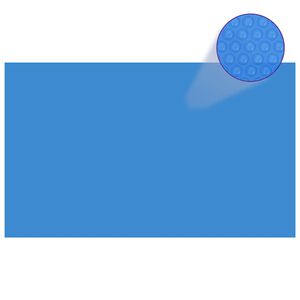 vidaXL Obd&eacute;ln&iacute;kov&yacute; kryt na baz&eacute;n 1000 x 600 cm PE modr&yacute;