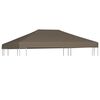 vidaXL Střecha na alt&aacute;n 310 g/m&sup2; 3 x 3 m barva taupe