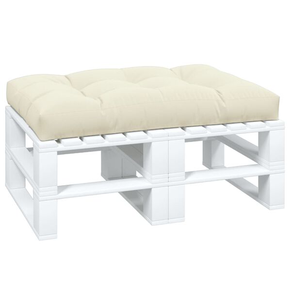 vidaXL Podu&scaron;ka na palety kr&eacute;mov&aacute; 120 x 80 x 12 cm textil