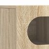 vidaXL Televizn&iacute; skř&iacute;ň Sonoma dub 100 x 35 x 40 cm kompozitn&iacute; dřevo