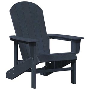 vidaXL Adirondack židle N&aacute;mořnick&aacute; modr&aacute; HDPE