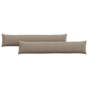 vidaXL Pohovkov&eacute; pol&scaron;t&aacute;ře 2 pcs Taupe 200 x 40 cm textil