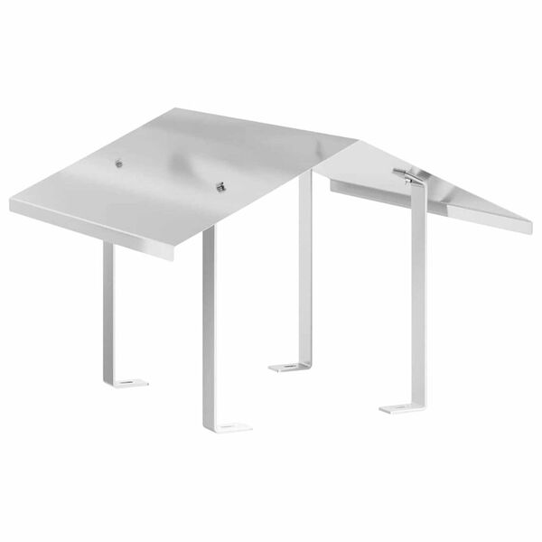 vidaXL Kom&iacute;nov&aacute; digestoř Stř&iacute;brn&aacute; 50 x 50 x 37 cm Nerezov&aacute; ocel