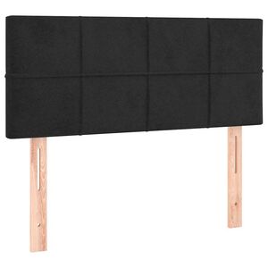 vidaXL Čelo postele čern&eacute; 90x5x78/88 cm samet