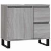 vidaXL Koupelnov&aacute; skř&iacute;ňka &scaron;ed&aacute; sonoma 65 x 33 x 60 cm kompozitn&iacute; dřevo