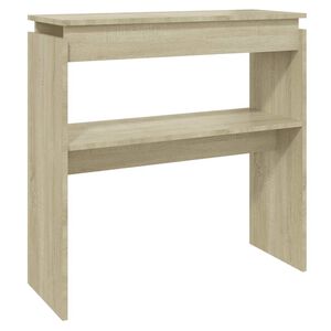 vidaXL Konzolov&yacute; stole dub sonoma 80 x 30 x 80 cm kompozitn&iacute; dřevo