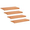 vidaXL Schodi&scaron;ťov&eacute; n&aacute;&scaron;lapy 4 ks 70 x 25 x 2 cm Lak