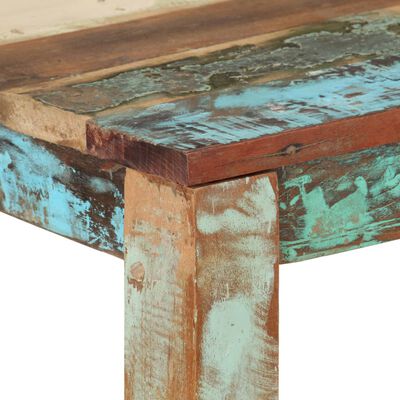 vidaXL Jídelní stůl 82 x 80 x 76 cm masivní recyklované dřevo