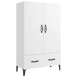 vidaXL Komoda b&iacute;l&aacute; 70 x 31 x 115 cm kompozitn&iacute; dřevo