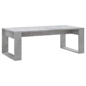 vidaXL Konferenčn&iacute; stolek betonově &scaron;ed&yacute; 102x50x35 cm kompozitn&iacute; dřevo