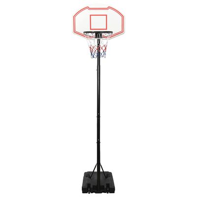 vidaXL Basketbalový koš bílý 282–352 cm polyethylen