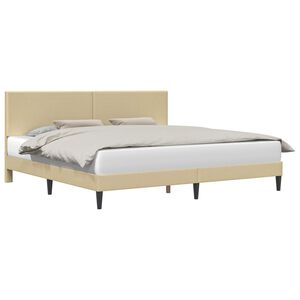 vidaXL R&aacute;m postele Světle zelen&aacute; &scaron;ed&aacute; 200 x 200 cm Žebrovan&aacute; l&aacute;tka