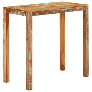 vidaXL Barov&yacute; stůl 112 x 55 x 108 cm masivn&iacute; recyklovan&eacute; dřevo