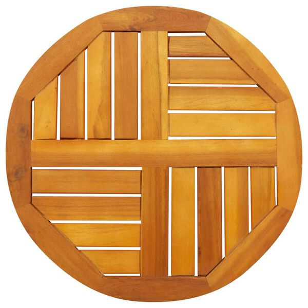 vidaXL Stoln&iacute; deska &Oslash; 50 x 2 cm kulat&aacute; masivn&iacute; ak&aacute;ciov&eacute; dřevo