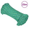 vidaXL Lodn&iacute; lano zelen&eacute; 5 mm 25 m polypropylen