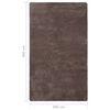 vidaXL Teddy koberec taupe 300 x 200 cm