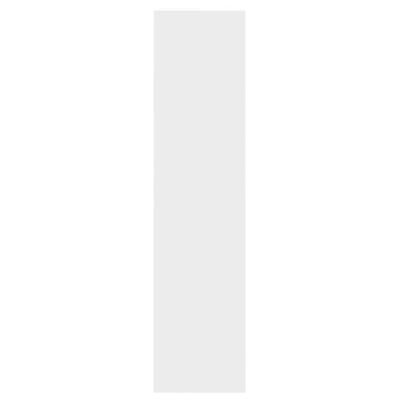 vidaXL Botník bílý 80 x 21 x 87,5 cm kompozitní dřevo