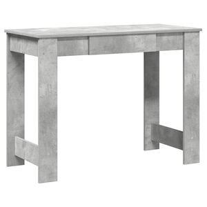 vidaXL Psac&iacute; stůl betonově &scaron;ed&yacute; 100x45x75 cm dřevotř&iacute;ska
